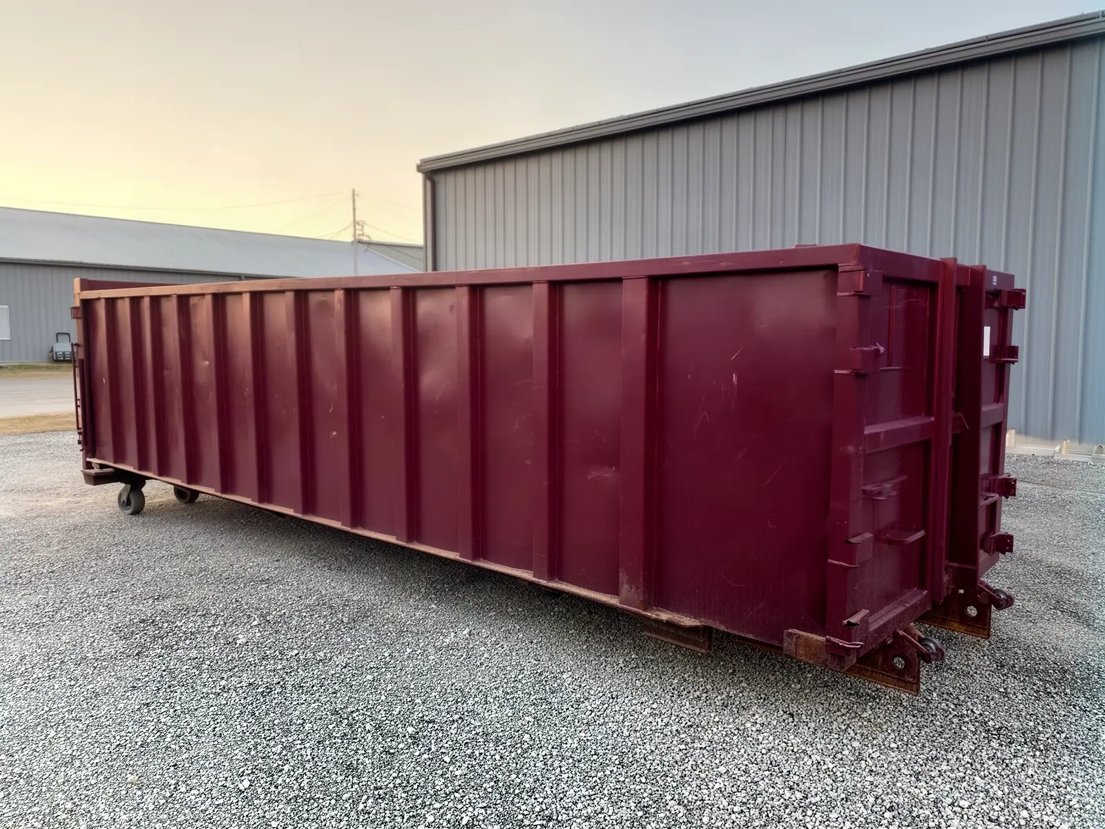 Roll-off dumpster from Seven Pines Dumpster Rental in Memphis, TN